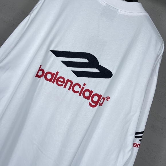 Balenciaga white long-sleeved T-shirt - Picture 9 of 9